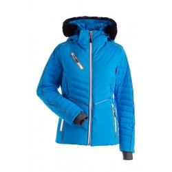 Nils Nathalie Faux Fur jkt (Azure) 